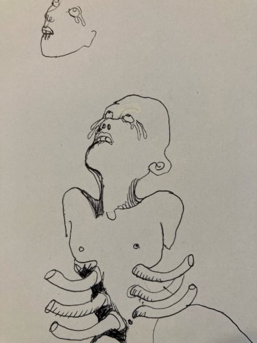 Dessin Encre Papier Art Curiosité XXe Expressionniste Expressionnisme Drawing