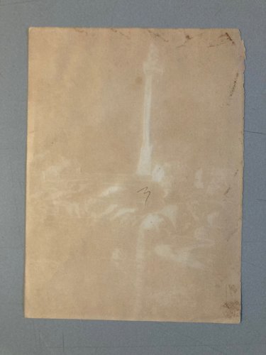 Dessin Encre Phare d'Eckmühl Papier Art Finistère Bretagne Eckmuhl 1960