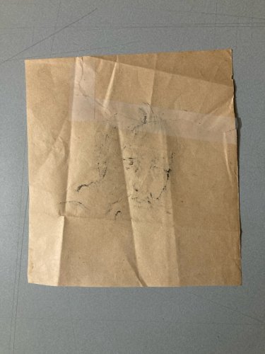 Dessin Encre  Portrait  Homme Barbe 1900 A Identifier Jaques Le Majeur