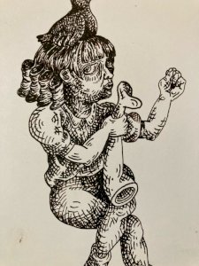 Dessin Encre Surréaliste Surréalisme Expressionniste Expressionnisme Drawing Art