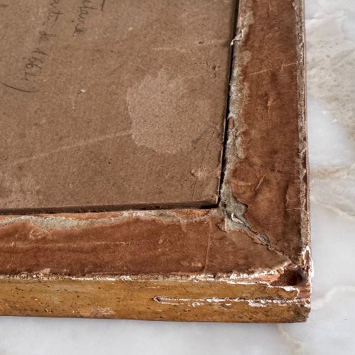 Dessin esquisse représentant un mousquetaire XVIIIe A4544