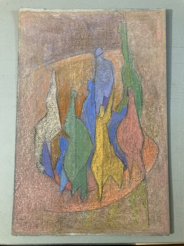 Dessin Expressionisme 1997 Frederic Gisselbrecht Cirque Expressioniste