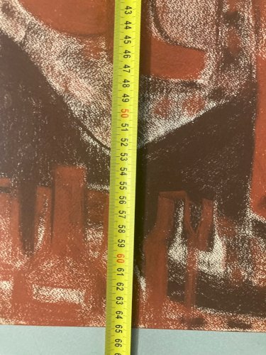 Dessin Fusain 1970 Nature Morte A Identifier Bouteille Pot Art Cuisine