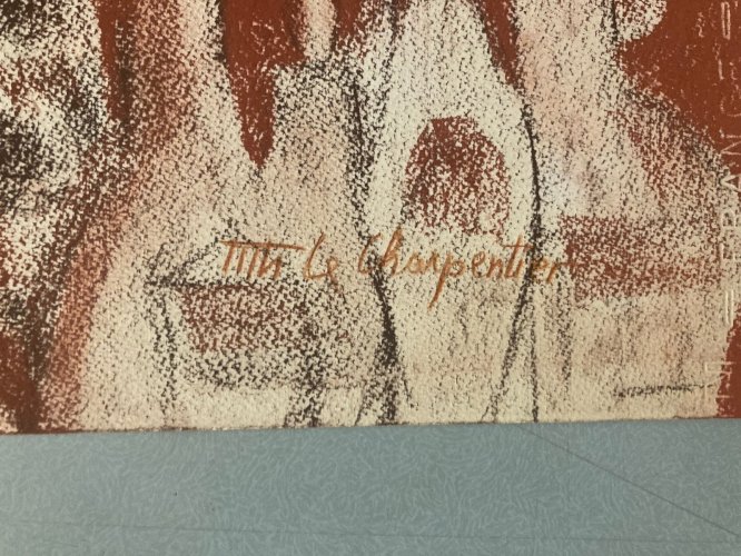 Dessin Fusain 1970 Nature Morte A Identifier Bouteille Pot Art Cuisine