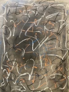 Charcoal Drawing Marcel Melot Abstract Expressionism Abstract Art 1980