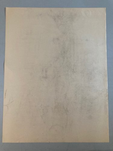 Dessin Fusain Femme Noire Nue Erotique Cubiste Post Cubisme Papier 1960