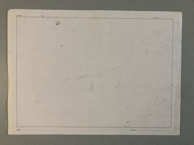 Dessin Fusain Papier Paysage Abstrait 1980 Abstraction Art Craie Grasse