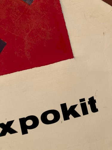 Dessin Gouache Expokit Bauhaus Projet Publicité 1970 Publicitaire Art Peinture