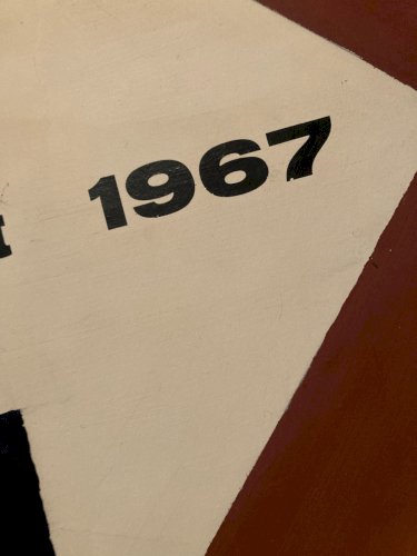 Dessin Gouache Expokit Bauhaus Projet Publicité 1970 Publicitaire Art Peinture