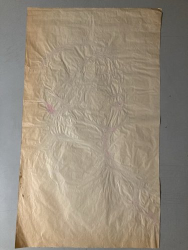 Dessin Gouache Peinture Portrait Jeune Honne 1960 Sur Papier Ancien Art