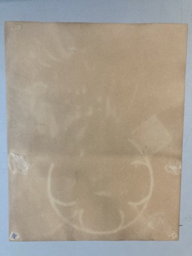 Dessin Jesus Christ Papier Portrait Xixe Couronne D’Épines Croix Art