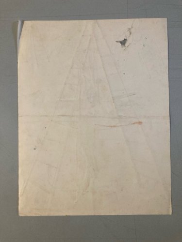 Dessin Nature Morte À L Échelle Gouache Peinture 1950 Papier Cubisme Cubiste Art