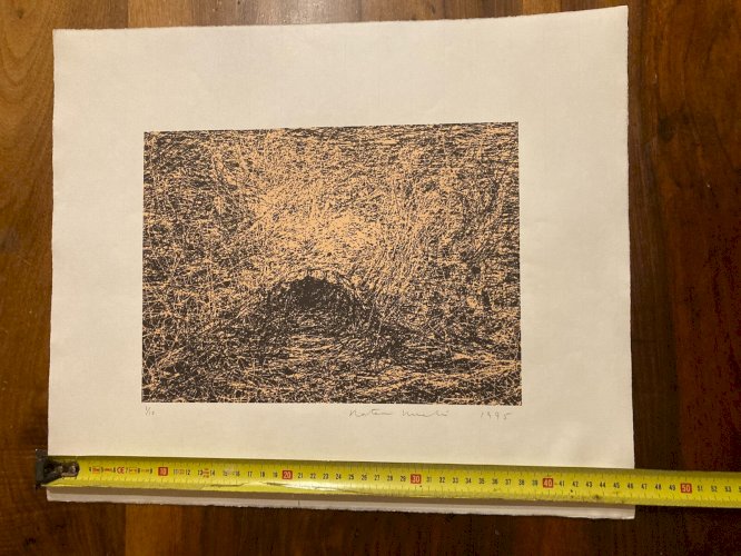 Dessin Numérique natan nuchi Art 1995 Signé Numéroté  Musée Judaïsme