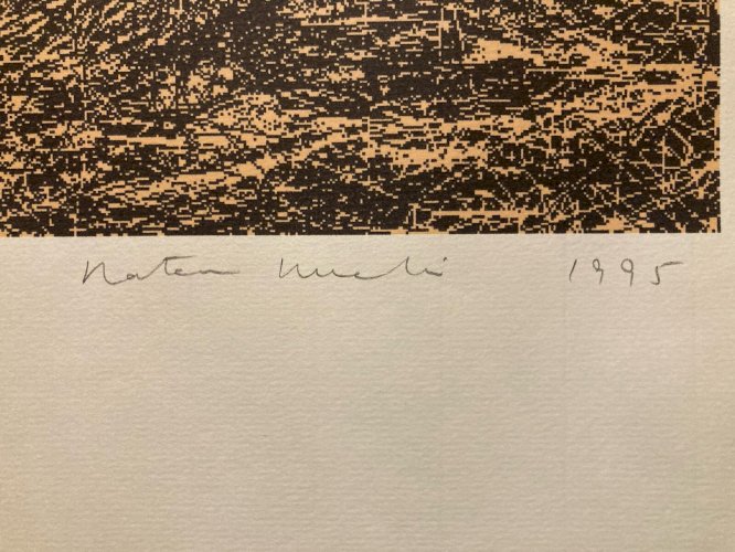 Dessin Numérique natan nuchi Art 1995 Signé Numéroté  Musée Judaïsme