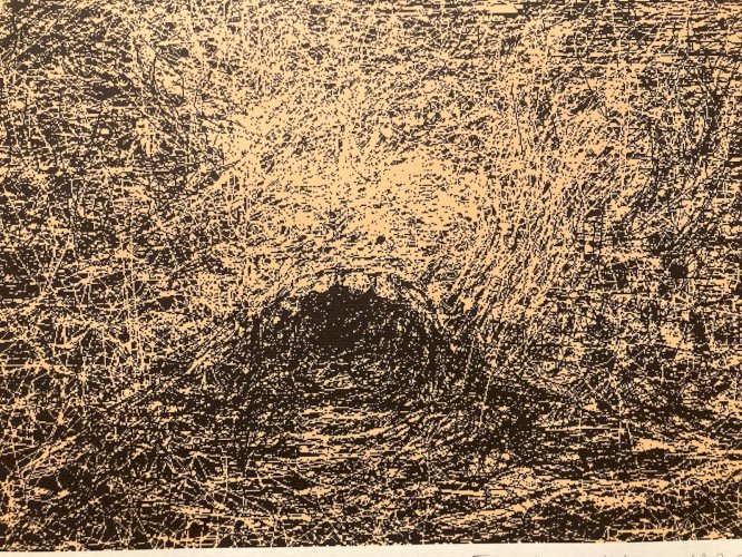 Dessin Numérique natan nuchi Art 1995 Signé Numéroté  Musée Judaïsme