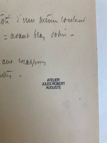 Dessin Original Crayon 1830 XIXe Jules Robert Auguste Étude Jeu Carte Art