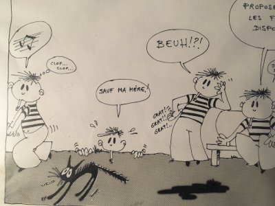 Dessin OriginAl Encre Bande Dessinée BD Signé A Identifier Cigarette Tabac