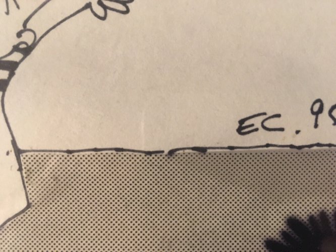 Dessin OriginAl Encre Bande Dessinée BD Signé A Identifier Cigarette Tabac