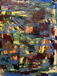 Drawing Painting Chalk Grasse 20th Century Abstract 1990 To Identify Abstraction Art