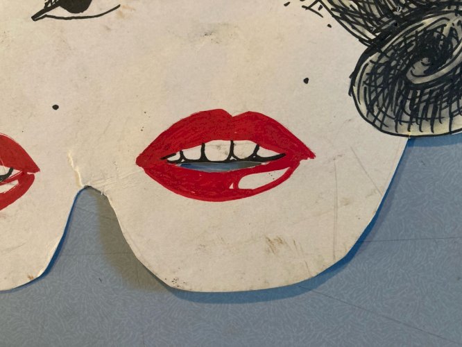 Dessin Peinture Marilyn Monroe 1980 Cyclope Surréalisme Surréaliste Painting Art