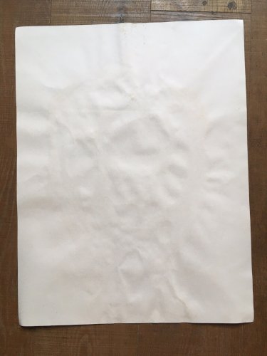Dessin Peinture Papier Aquarelle  Bouse Taureau Vache 1995 Aquabouse