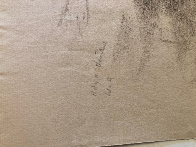 Dessin William Ablett Ancien Crayon Papier Femme classique 1920 Drawing Art Deco