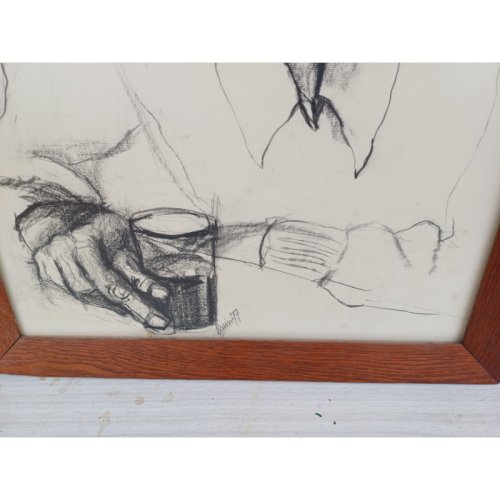 Dessins aux Crayons Noir de Brum 77