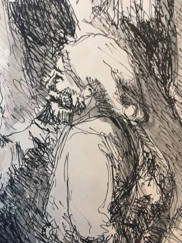 Dessins Surréaliste  Encre Signé H Wichmann 1935 Expressionniste