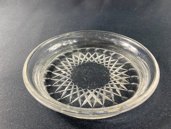 Dessous de bouteille en cristal à fond étoilé