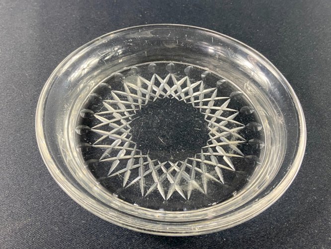 Dessous de bouteille en cristal à fond étoilé