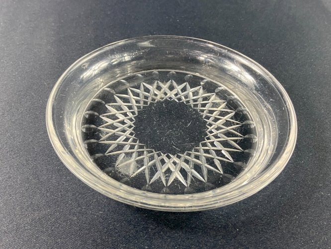 Dessous de bouteille en cristal à fond étoilé