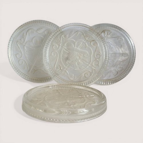 Dessous de bouteille verre Art Nouveau