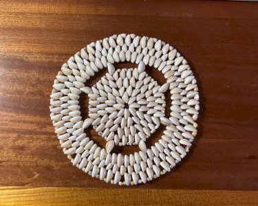 Vintage shell trivet