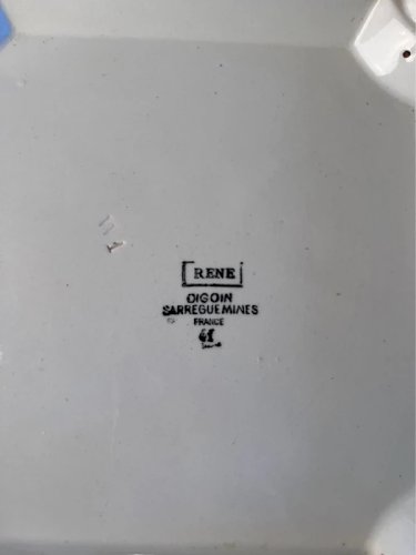 Dessous de plat Digoin Sarreguemines modèle René