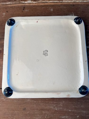 Dessous de plat Gien ancien modèle Cachemire