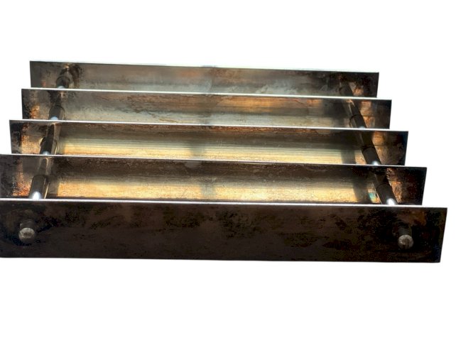 Dessous de plat moderniste vintage Mid Century design art de la table Metal Arge