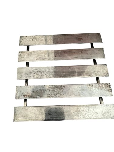 Dessous de plat moderniste vintage Mid Century design art de la table Metal Arge