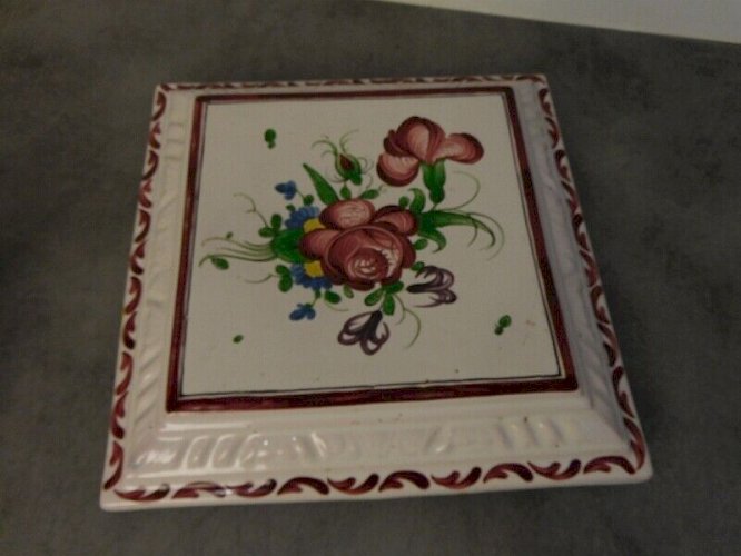 DESSOUS DE PLAT MUSICAL EN FAIENCE