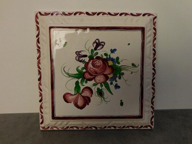 DESSOUS DE PLAT MUSICAL EN FAIENCE