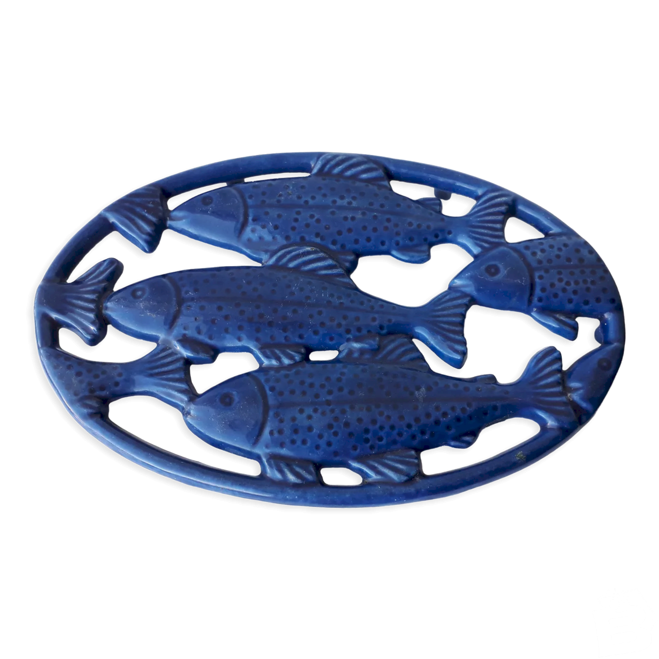 Dessous De Plat Céramique Lavande De Provence - Diamètre 20 Cm - Décoratif Et Pratique Pour La Table