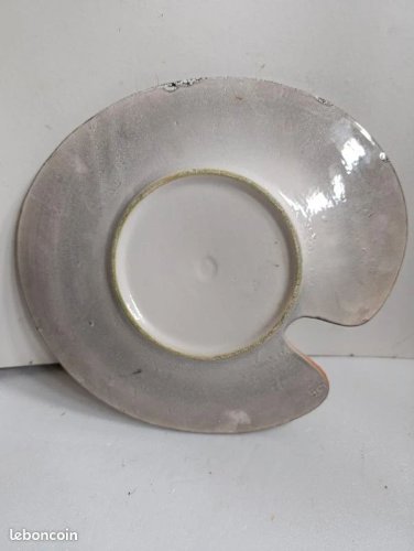 dessous de plat style palette de peinture dans le gout des productions vallauris en bon etat