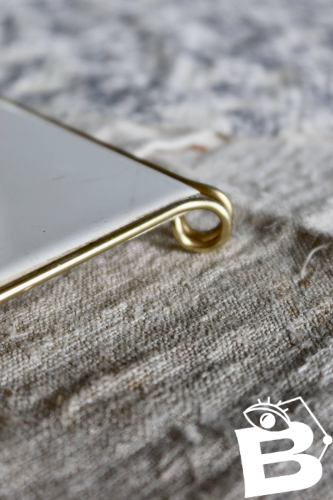 Dessous de plat vintage Villeroy & Boch – Carreau de faïence à fleurs