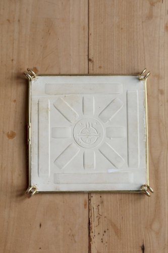 Dessous de plat vintage Villeroy & Boch – Carreau de faïence à fleurs