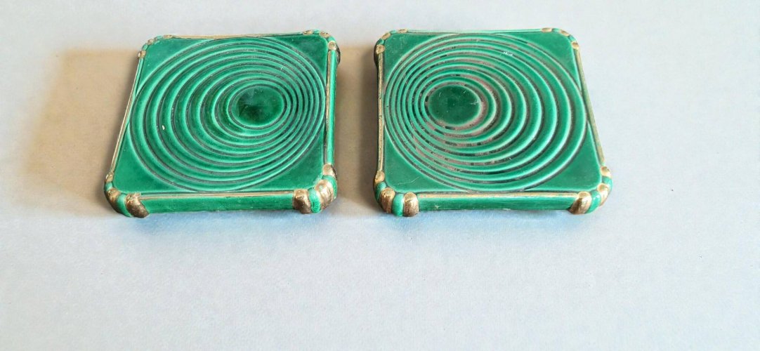 Dessous de verre Art déco