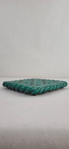 Dessous plat / bouteille Vallauris céramique tressée