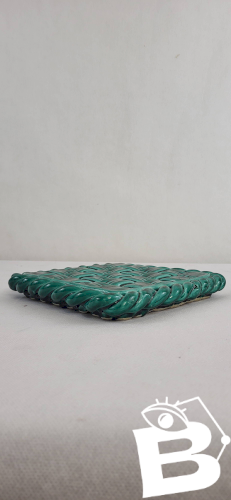 Dessous plat / bouteille Vallauris céramique tressée