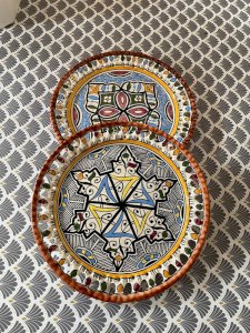 Two vintage plates