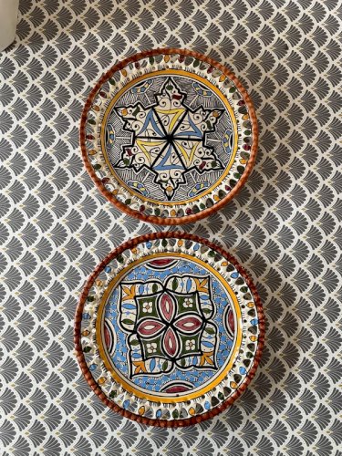 Deux assiettes vintage
