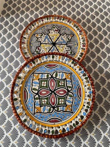 Deux assiettes vintage