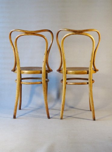 Deux chaises bistrot , Jacob et Josef KOHN N°55 Ca.1910- No Thonet -